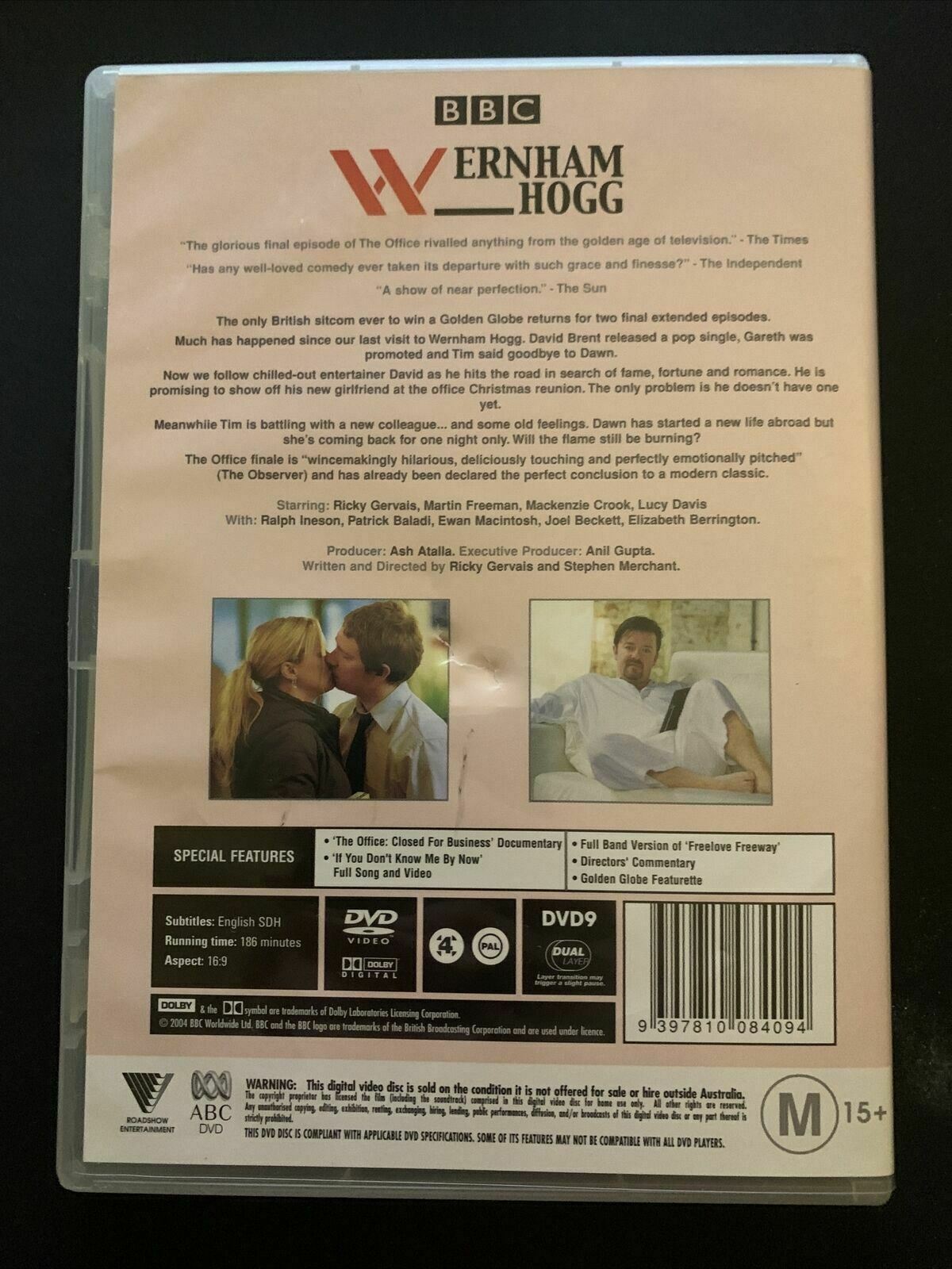 The Office (UK) : The Complete Series 1,2 + Christmas Special (DVD, 2001) R4