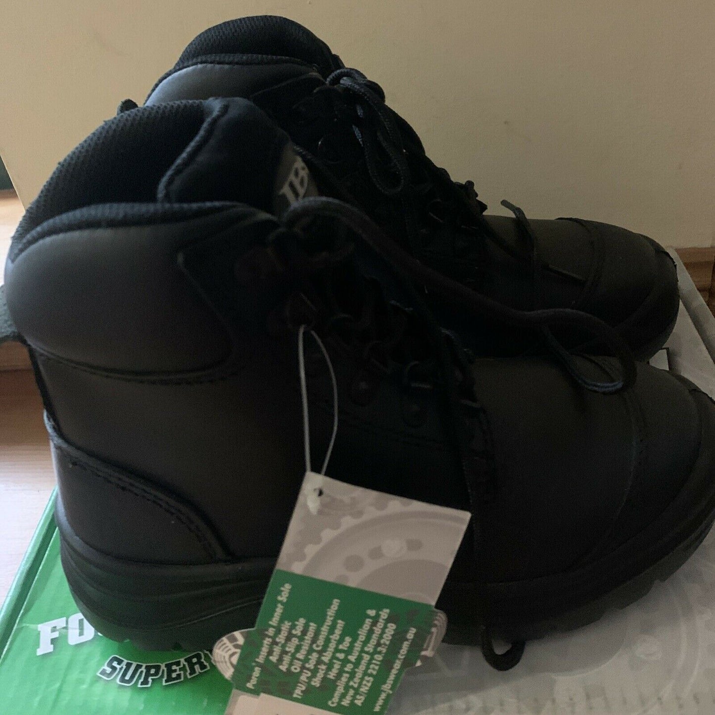 JB's Lace Up Safety Boot Work Wear Antistatic Slip Resistance Footwear Size 3 AU