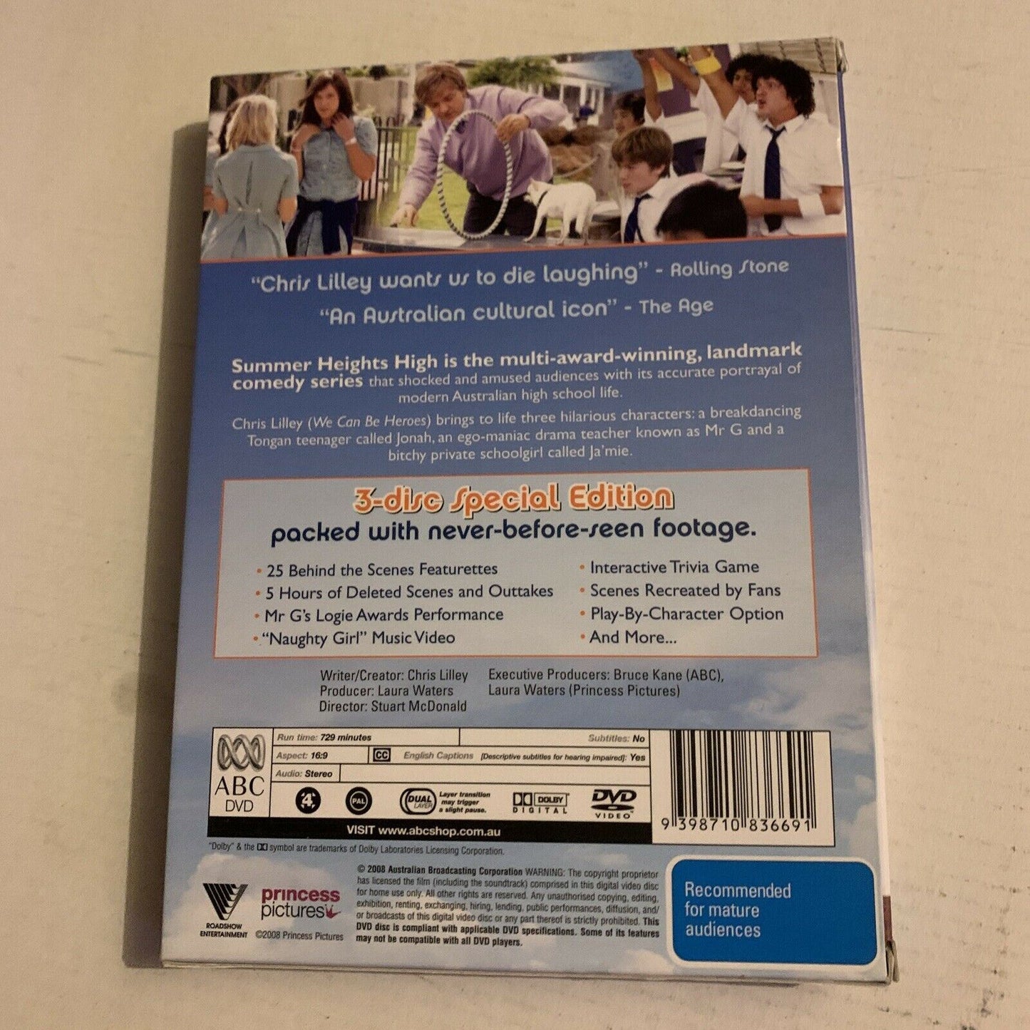 Summer Heights High - Special Edition & We Can Be Heroes DVD 4-Disc Chris Lilley