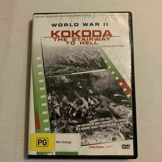 World War II - Kokoda The Stairway to Hell By John Phillips (DVD, 2010)