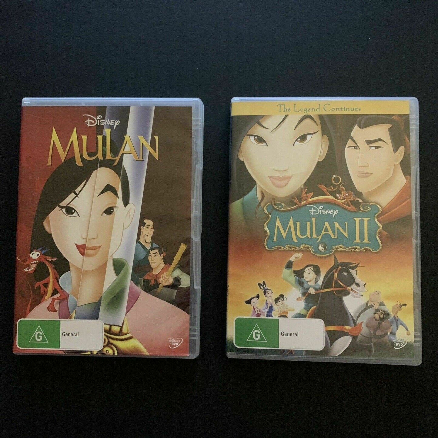Mulan 1 & 2 (DVD, 1998) Original Disney Animation Films! - Region 2,4