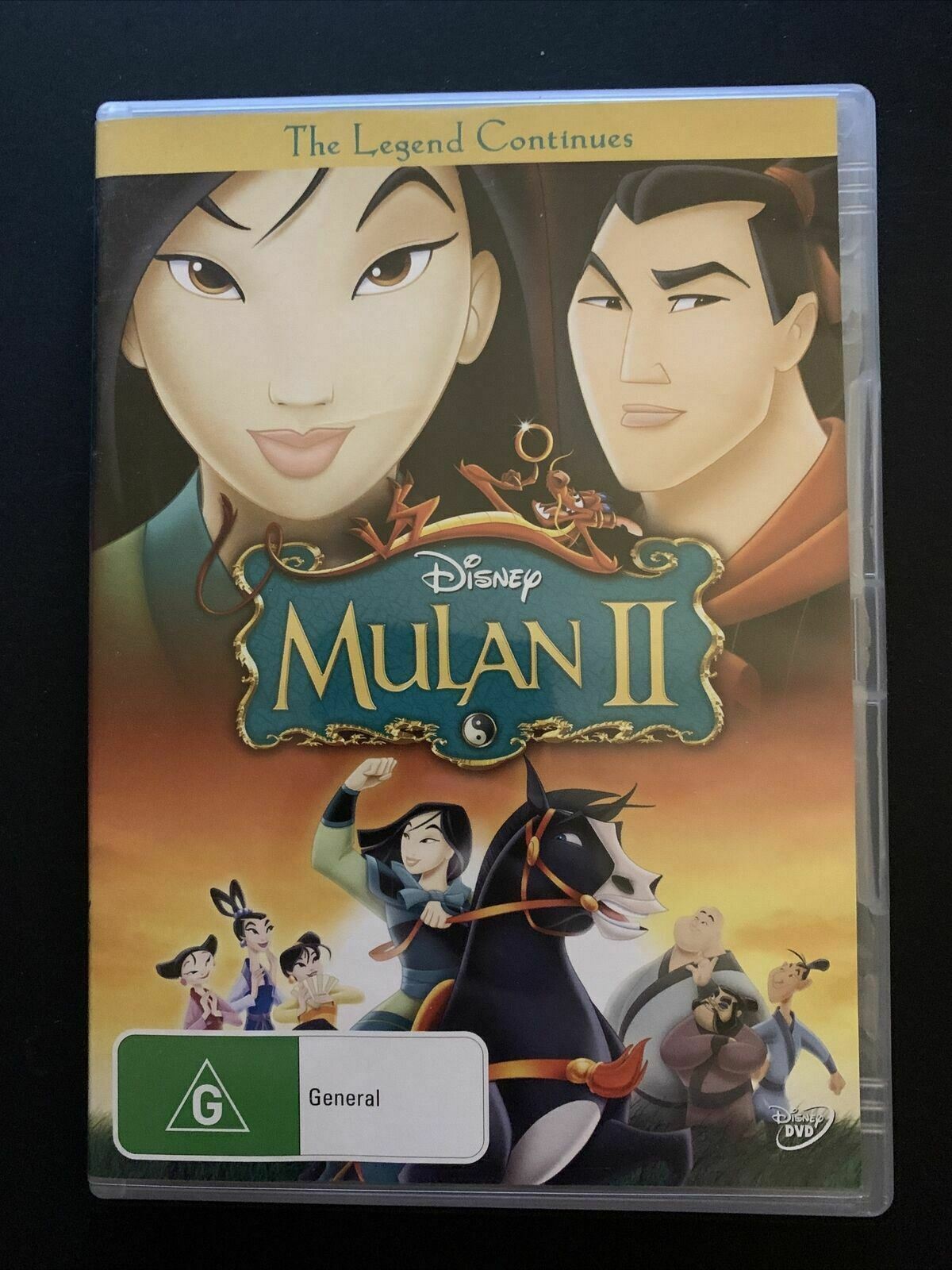 Mulan 1 & 2 (DVD, 1998) Original Disney Animation Films! - Region 2,4