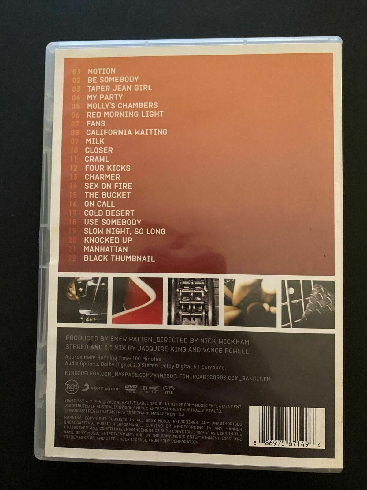 Live at the O2 London, England by Kings of Leon (DVD, Nov-2009, RCA)