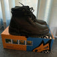 Mongrel 260010 Brown Leather Safety Boots Lace Up Size 5 UK Air Zone Comfort