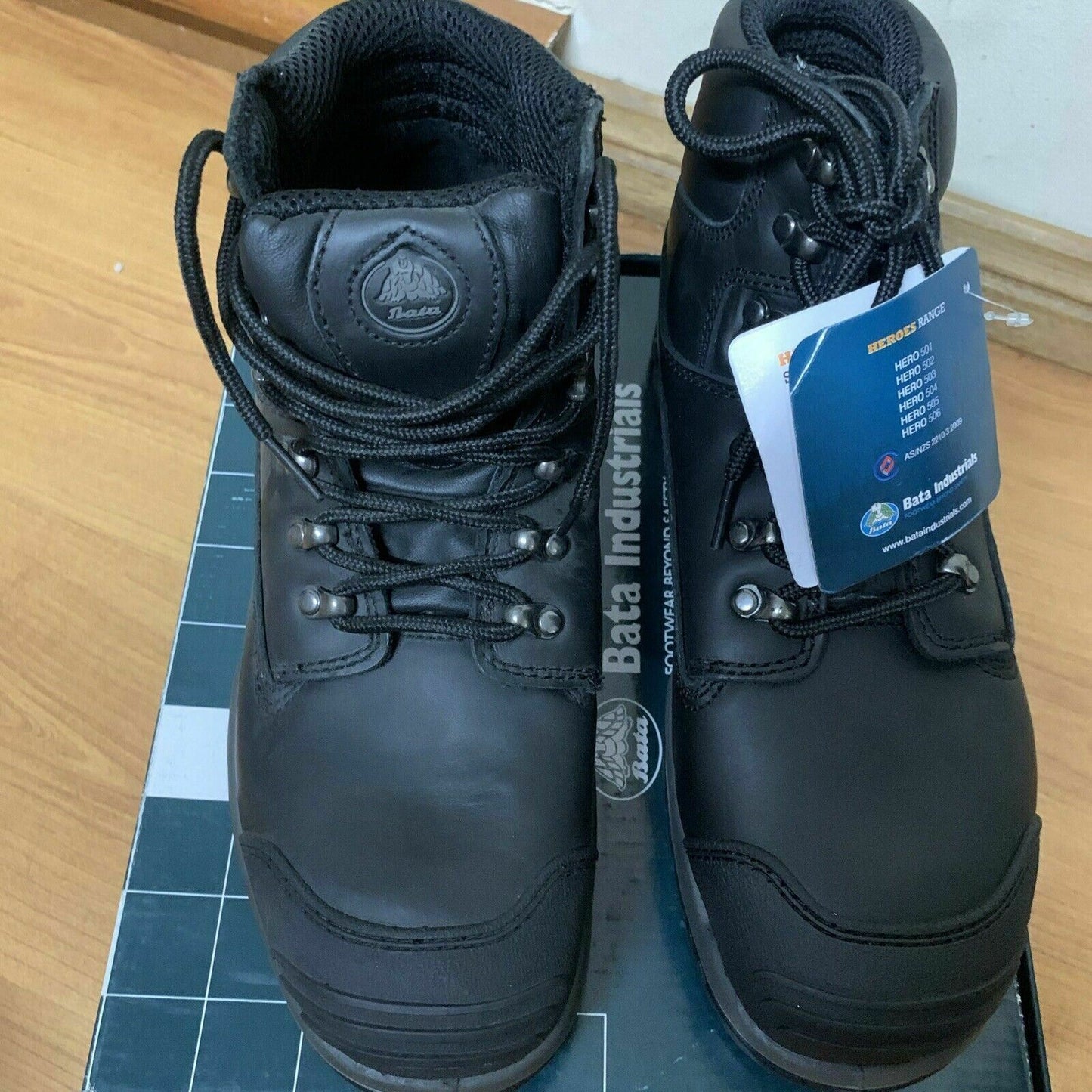 Bata Industrials Hero 503 Work Safety Boots Black AU 8 US 9 EU 42