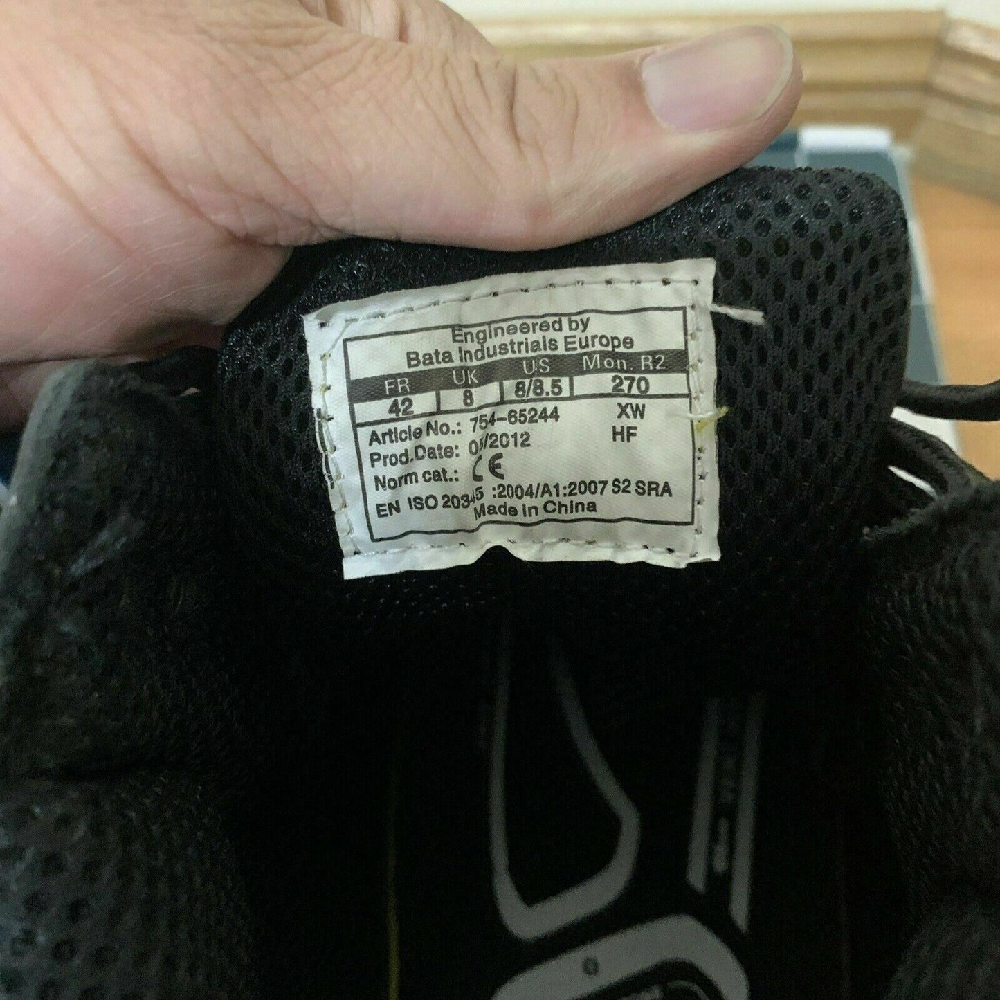 Bata Industrials Hero 503 Work Safety Boots Black AU 8 US 9 EU 42