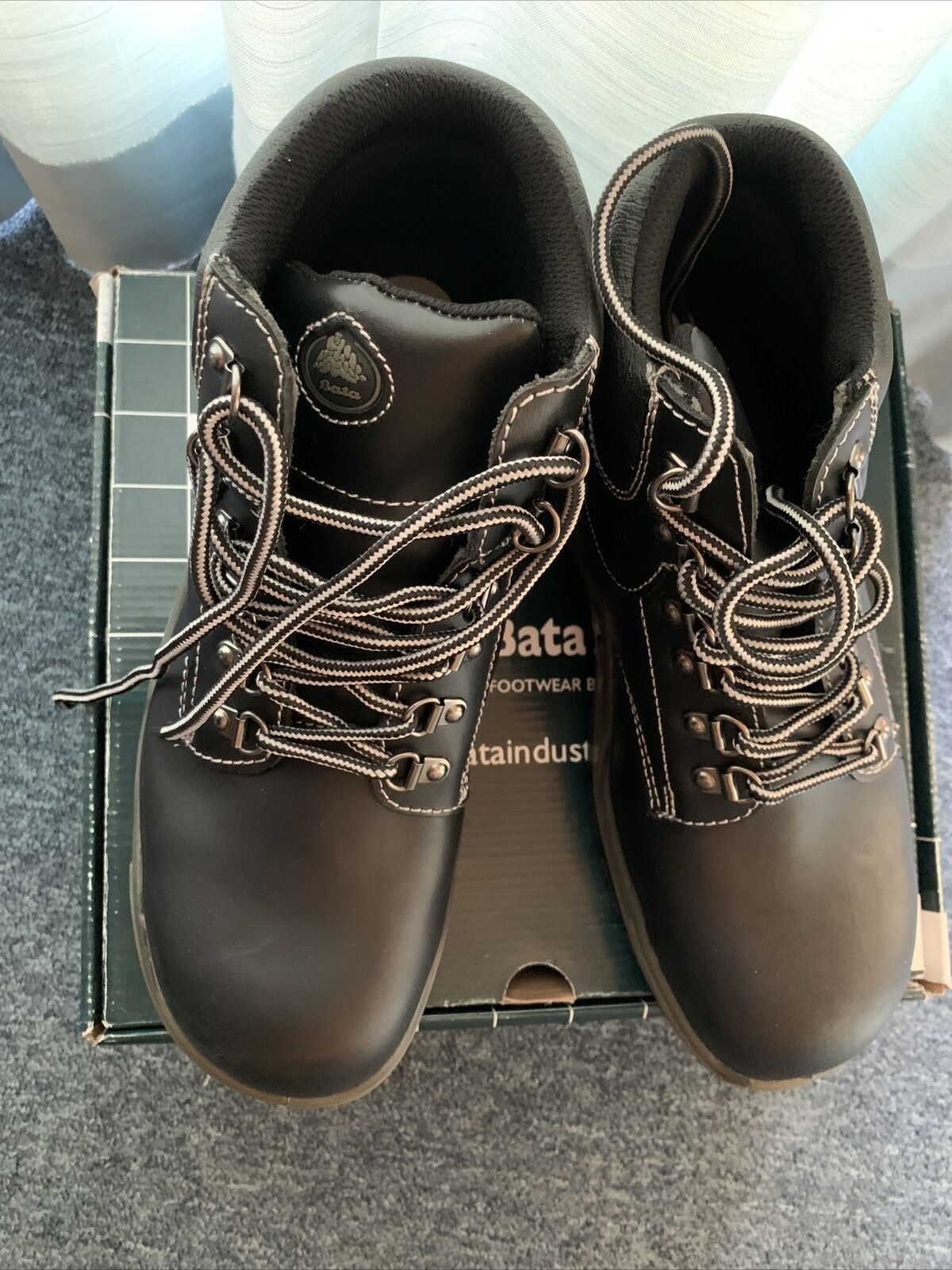 Bata Industrials Saturn Lace Up Safety Boots Size 7 UK Antistatic Footwear