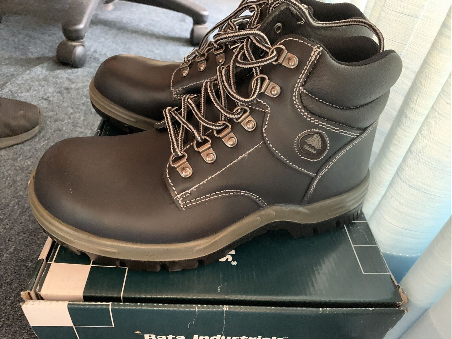 Bata Industrials Saturn Lace Up Safety Boots Size 7 UK Antistatic Footwear