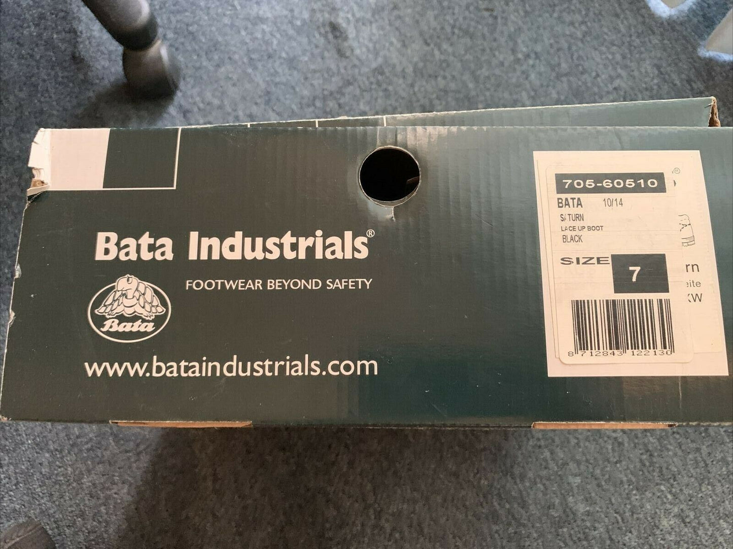 Bata Industrials Saturn Lace Up Safety Boots Size 7 UK Antistatic Footwear