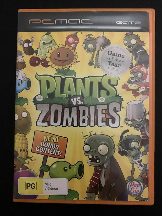 Plants vs. Zombies - PC MAC Game Pop Cap