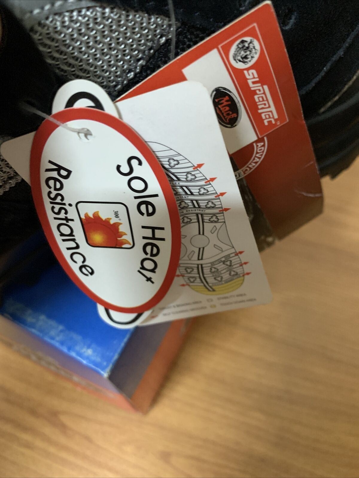 Mack Boots Thor Q Hiker Size AUS5 Work Safety Boot Black