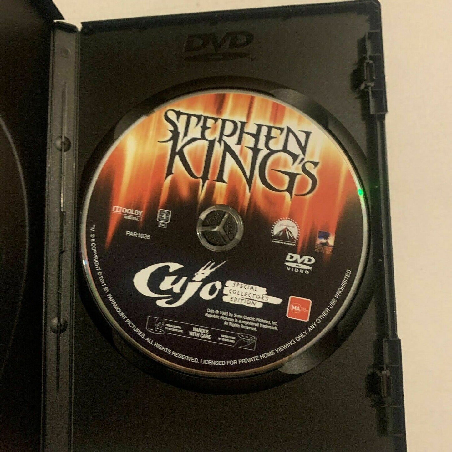 Stephen King's: Cujo - Special Collector's Edition (DVD, 1983) Region 4&2