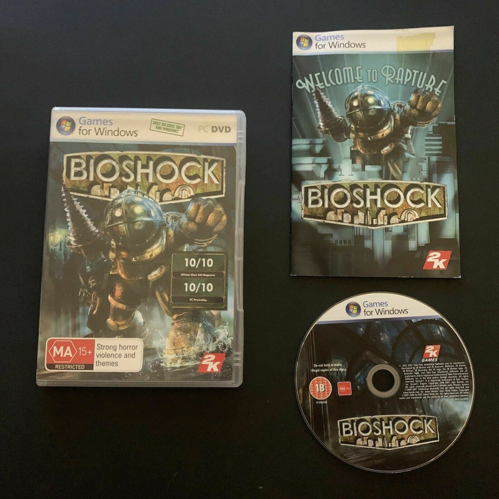 Bioshock Interface Pc Bioshock - PC Windows Game + Manual – Retro Unit