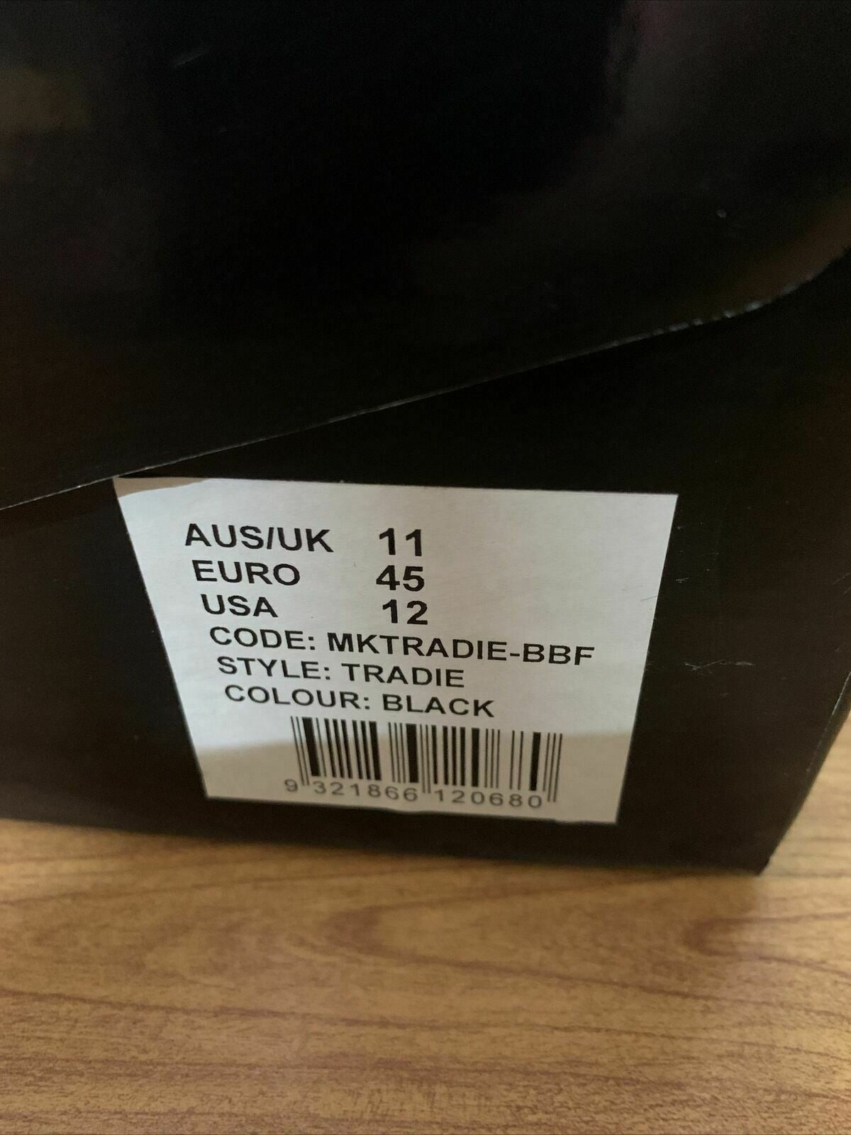 Mack Boots Tradie Men's Pull-On Safety Work Boots, Leather, Steel Toe 11AU 12US