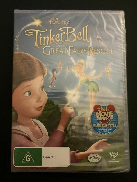*New Sealed* Disney Tinker Bell And The Great Fairy Rescue (DVD) Region 4