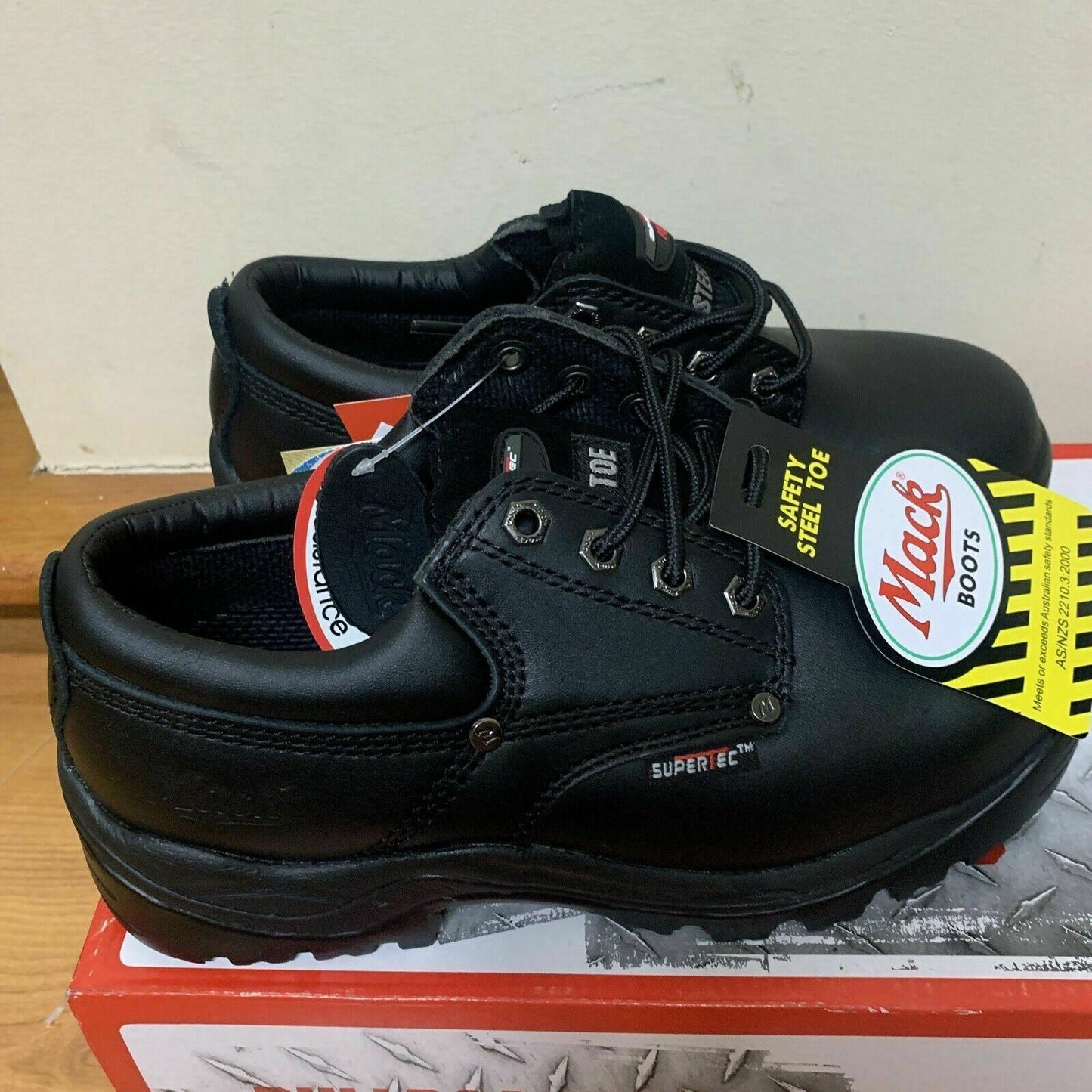 Mack Steel Cap Work Safety Shoes MKSTEEL-BBF050 AU5 US6 Black