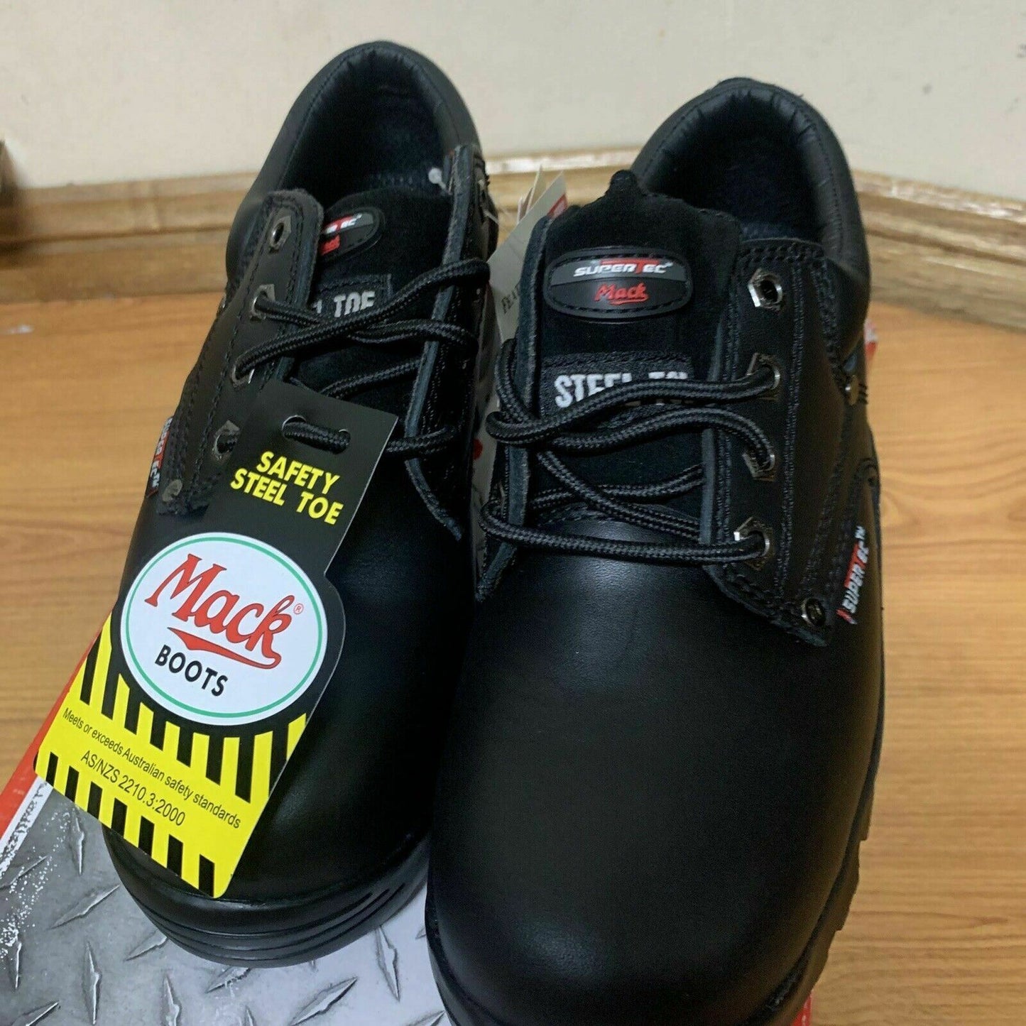 Mack Steel Cap Work Safety Shoes MKSTEEL-BBF050 AU5 US6 Black