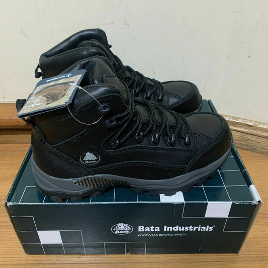 Bata Industrials Bickz 902 Safety Work Boots Tradie Black AU5 EU38 US6
