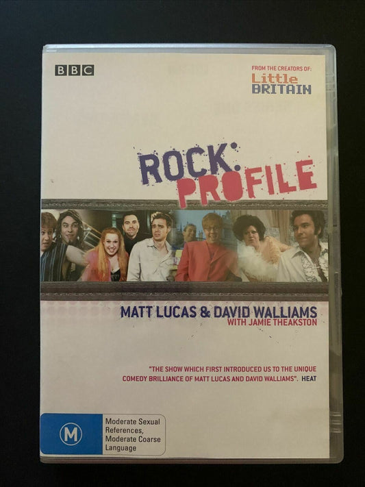 Rock Profile (DVD, 1999) Matt Lucas, David Walliams, Jamie Theakston. Region 4