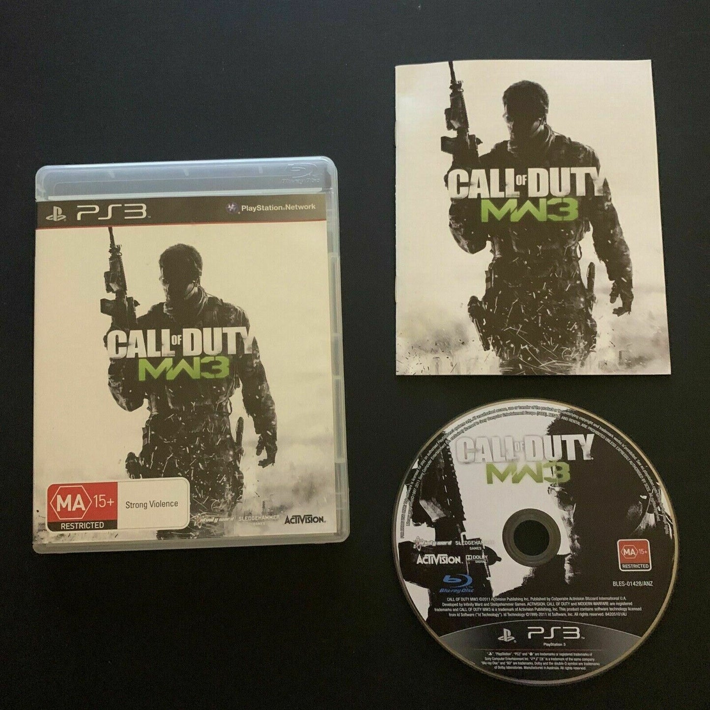 Call of Duty Modern Warfare 3 MW3 Sony Playstation 3 Game Complete PS3