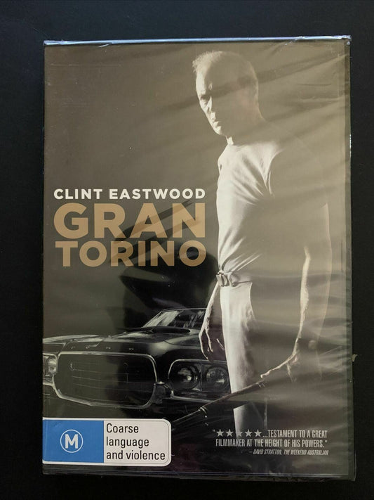 *New Sealed* Gran Torino (DVD, 2008) Clint Eastwood, Bee Vang - Region 4