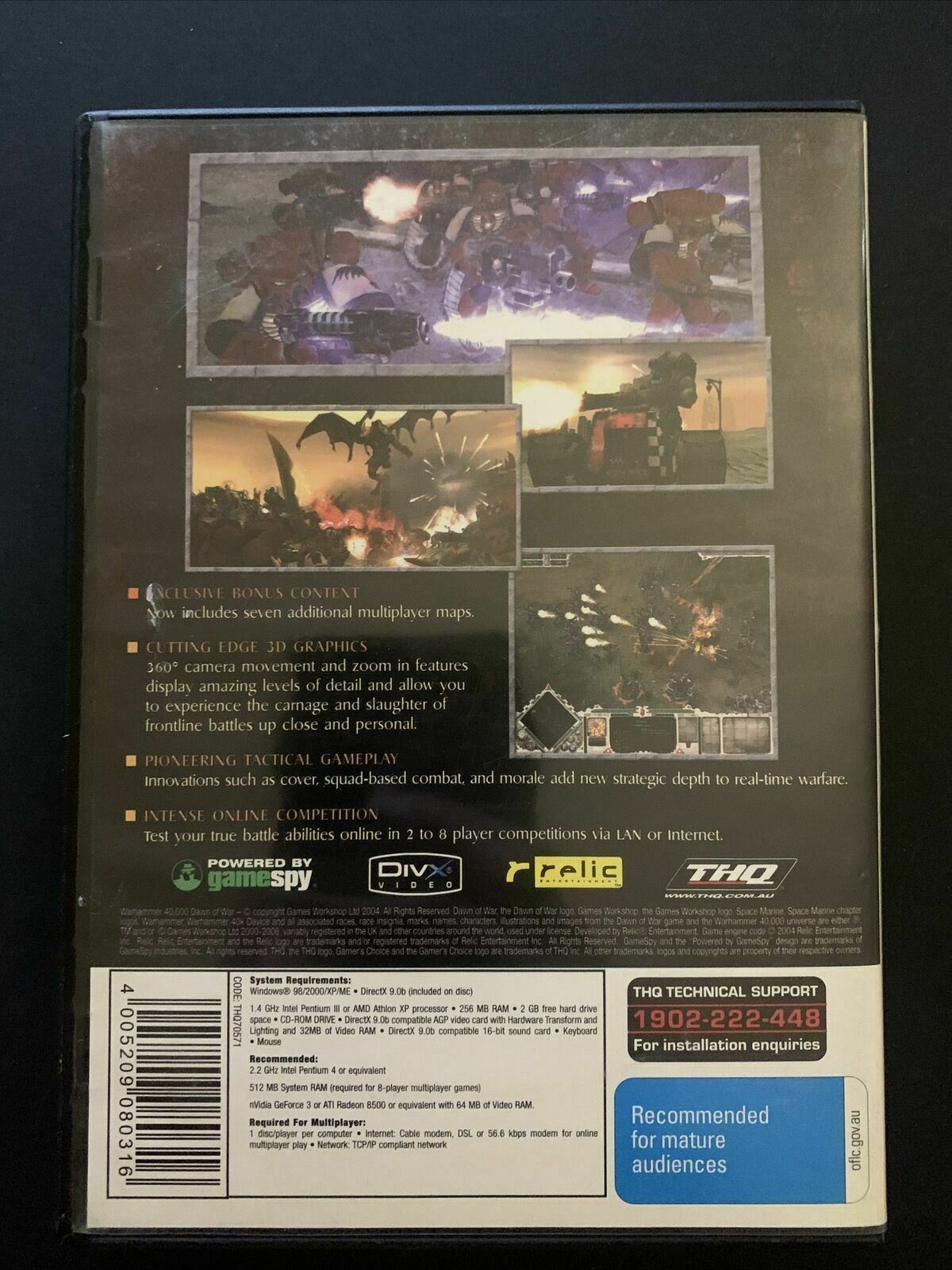 WARHAMMER 40,000: DAWN OF WAR - PC Strategy Game Windows