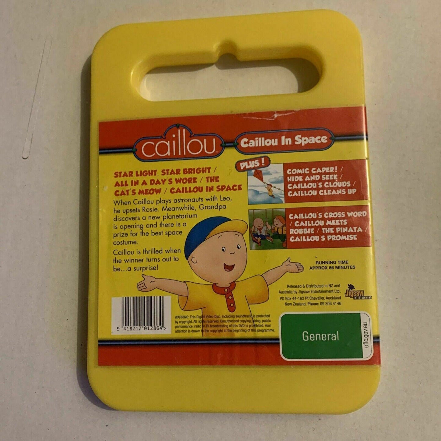Caillou - Caillou In Space & Backyard Zoo (DVD, 2-Disc)