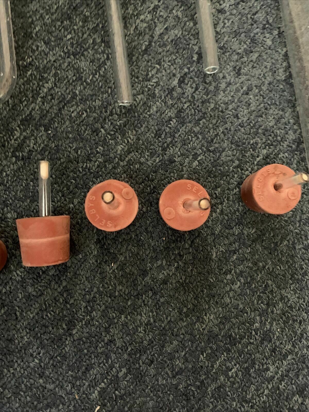 2x Glass Column, U-Shaped Drying Column, Chromomatic Columns, 5x Stoppers