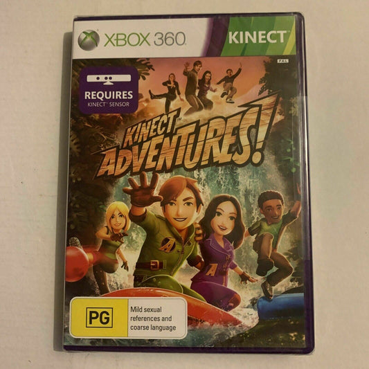 Kinect Adventures! Xbox 360 Game PAL Brand New & Sealed.