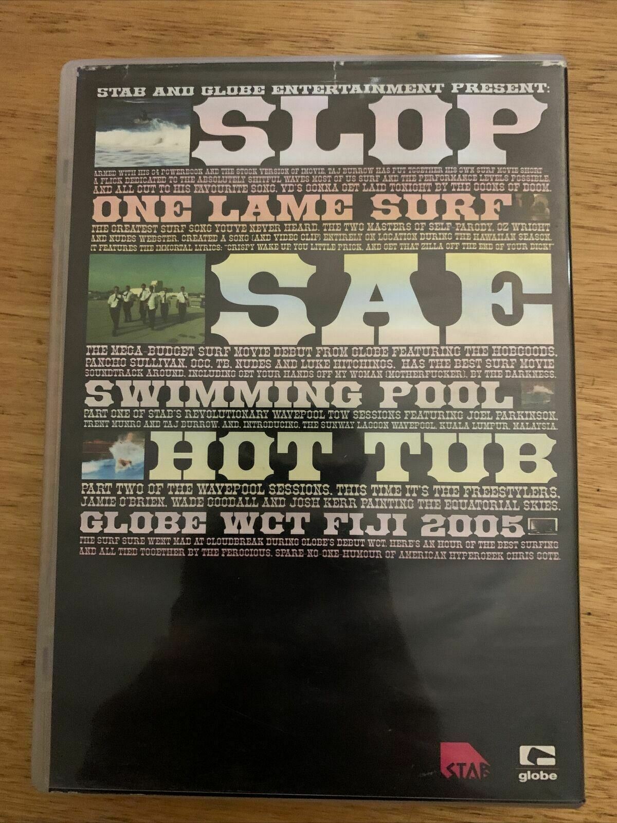 Slop Sae Hot tub - One Lame Surf - Swimming Pool - Globe WCT Fiji 2005 (DVD)