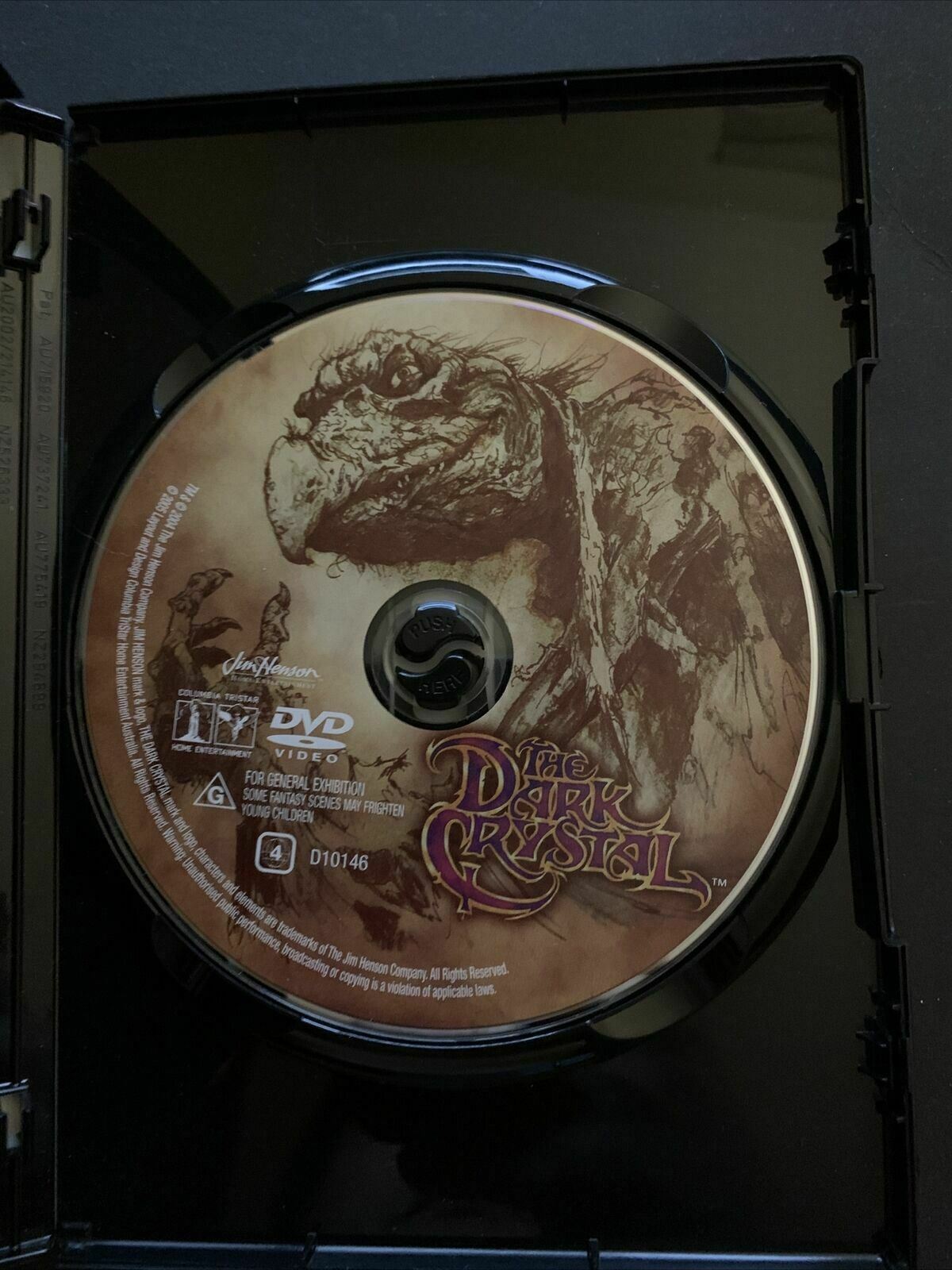 The Dark Crystal (DVD, 1982) Jim Henson, Kathryn Mullen, Frank Oz. Region 4