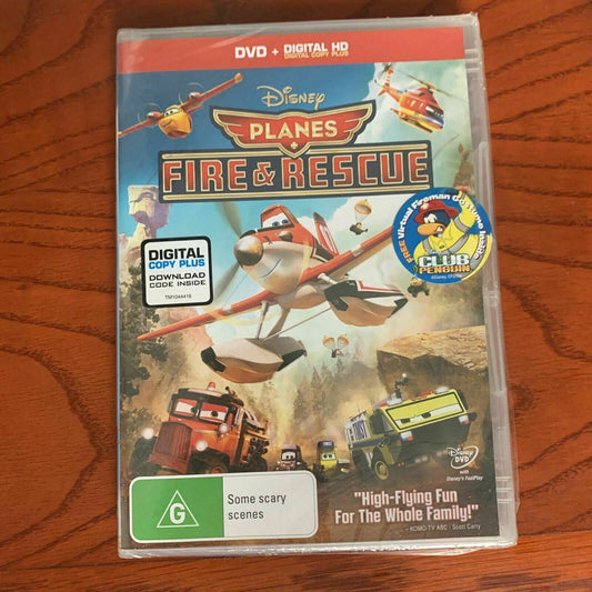 *New Sealed* Planes - Fire & Rescue (DVD, 2014) Dane Cook, Ed Harris. Region 4