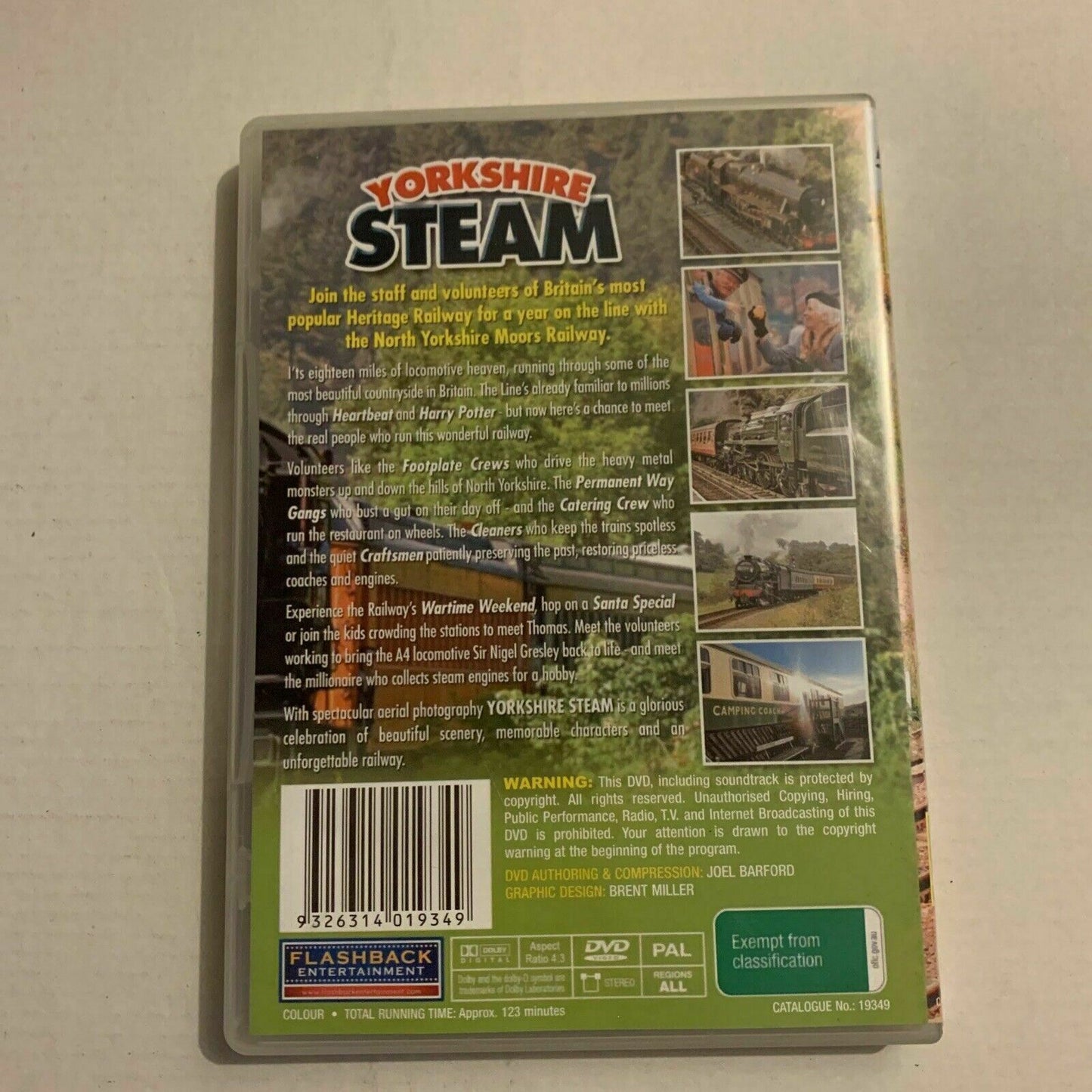 Yorkshire Steam - The North Yorkshire Moors Railway (DVD) Region Free