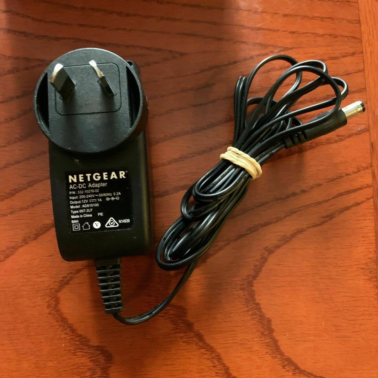 Genuine Netgear AD810100 AC Adapter charger For Router 12V 1A 5.5mm*2 ...