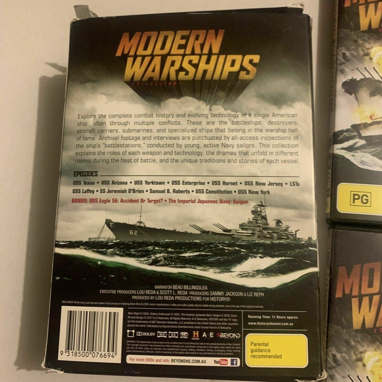 Modern Warships Collection (DVD, 2008, 4-Disc) The History Channel. Region Free