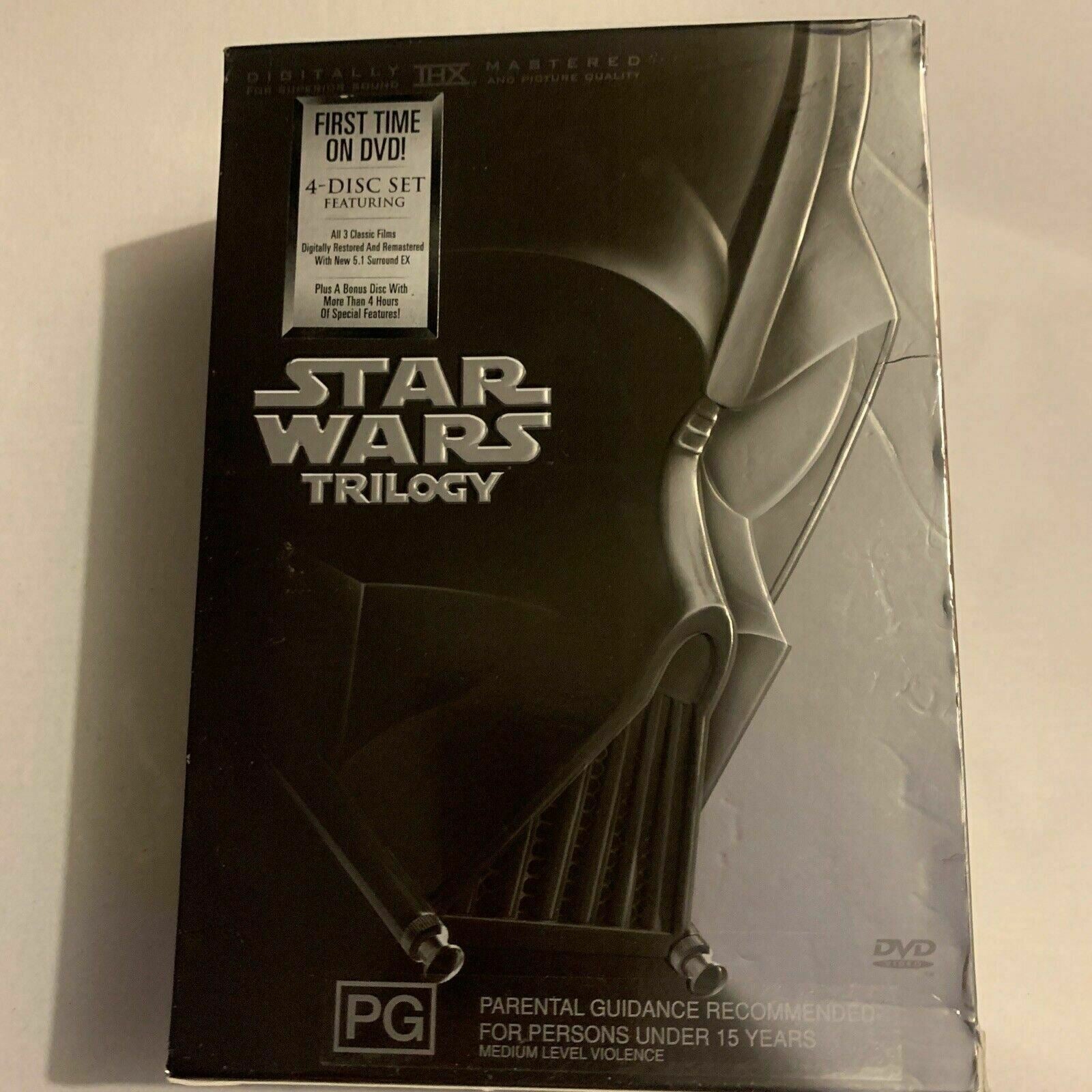 Star Wars Original Trilogy - IV, V, VI (DVD, 4-Disc Set) Region