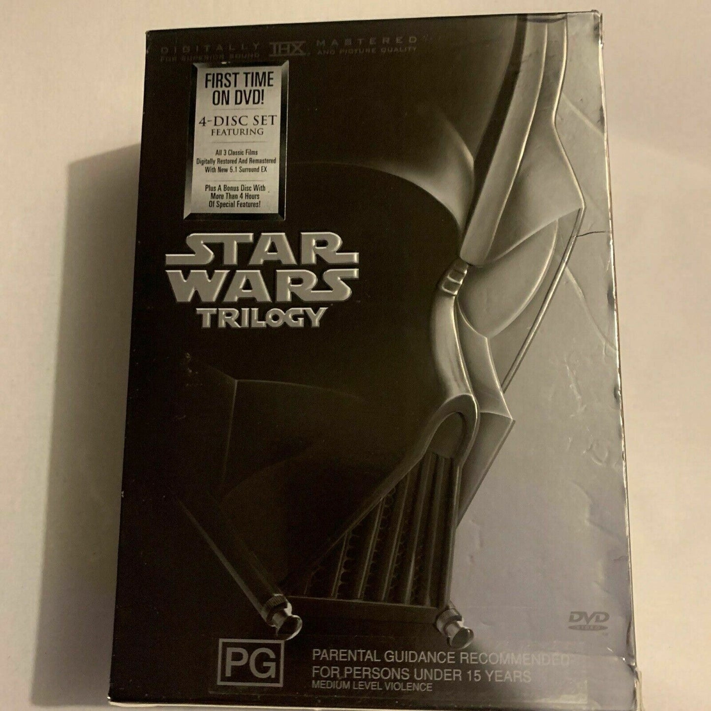 Star Wars Original Trilogy - IV, V, VI (DVD, 4-Disc Set) Region 4&2