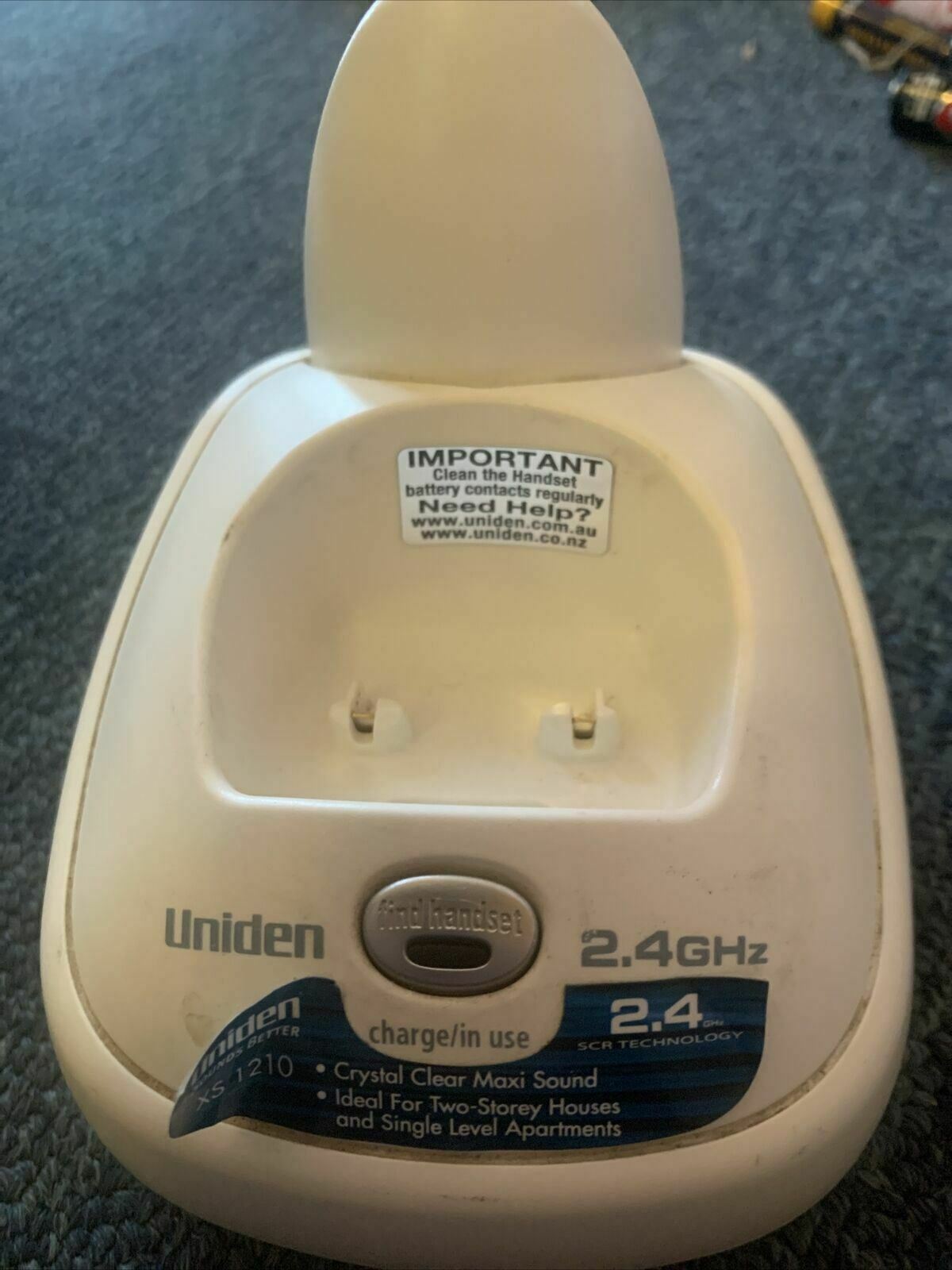Genuine Uniden XS1210 Base Charger