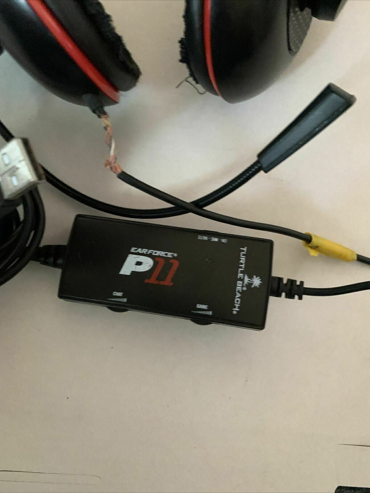 Turtle Beach Ear Force P11 Gaming Headphones for Parts Or Not Working
