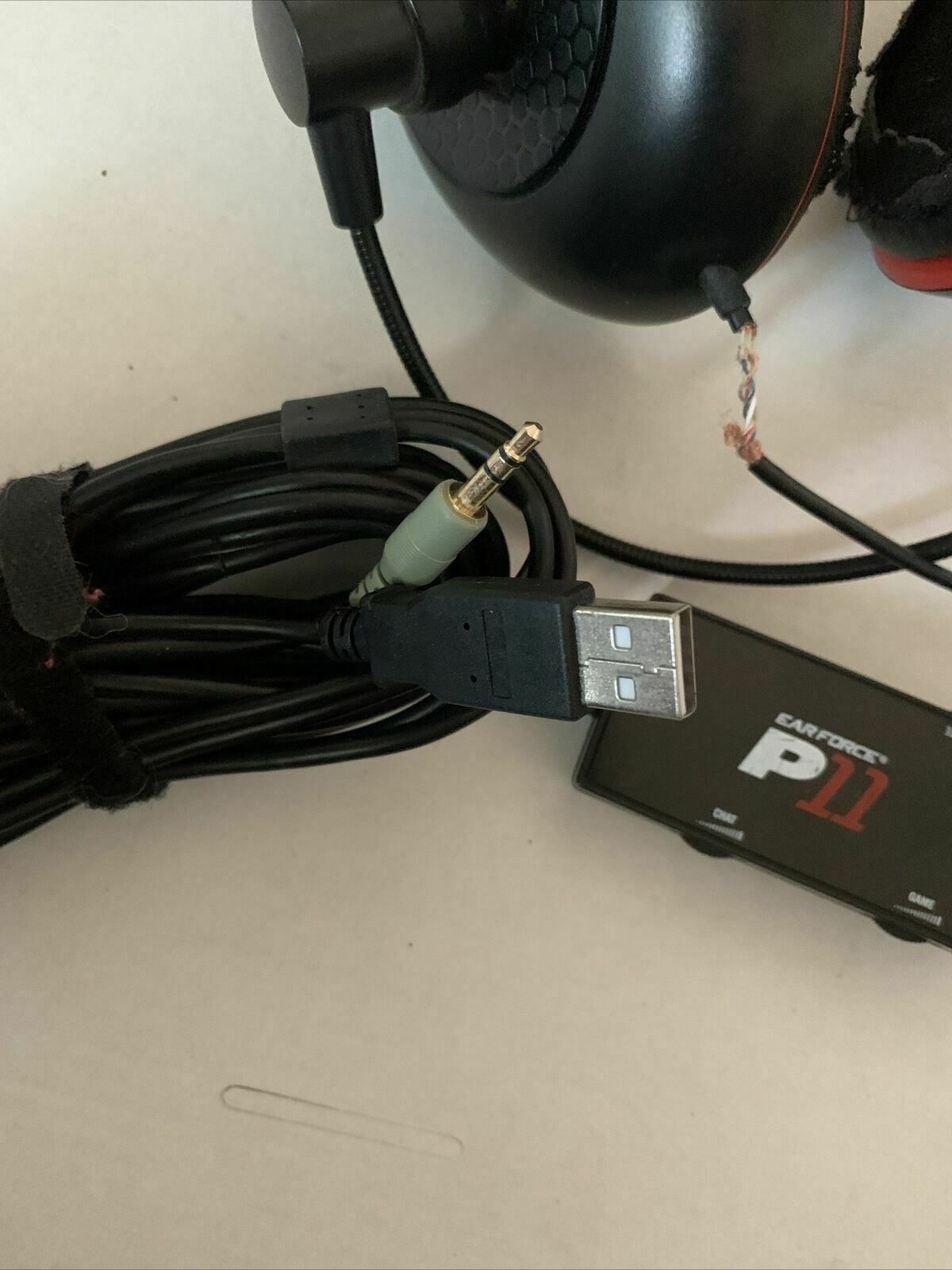 Turtle Beach Ear Force P11 Gaming Headphones for Parts Or Not Working
