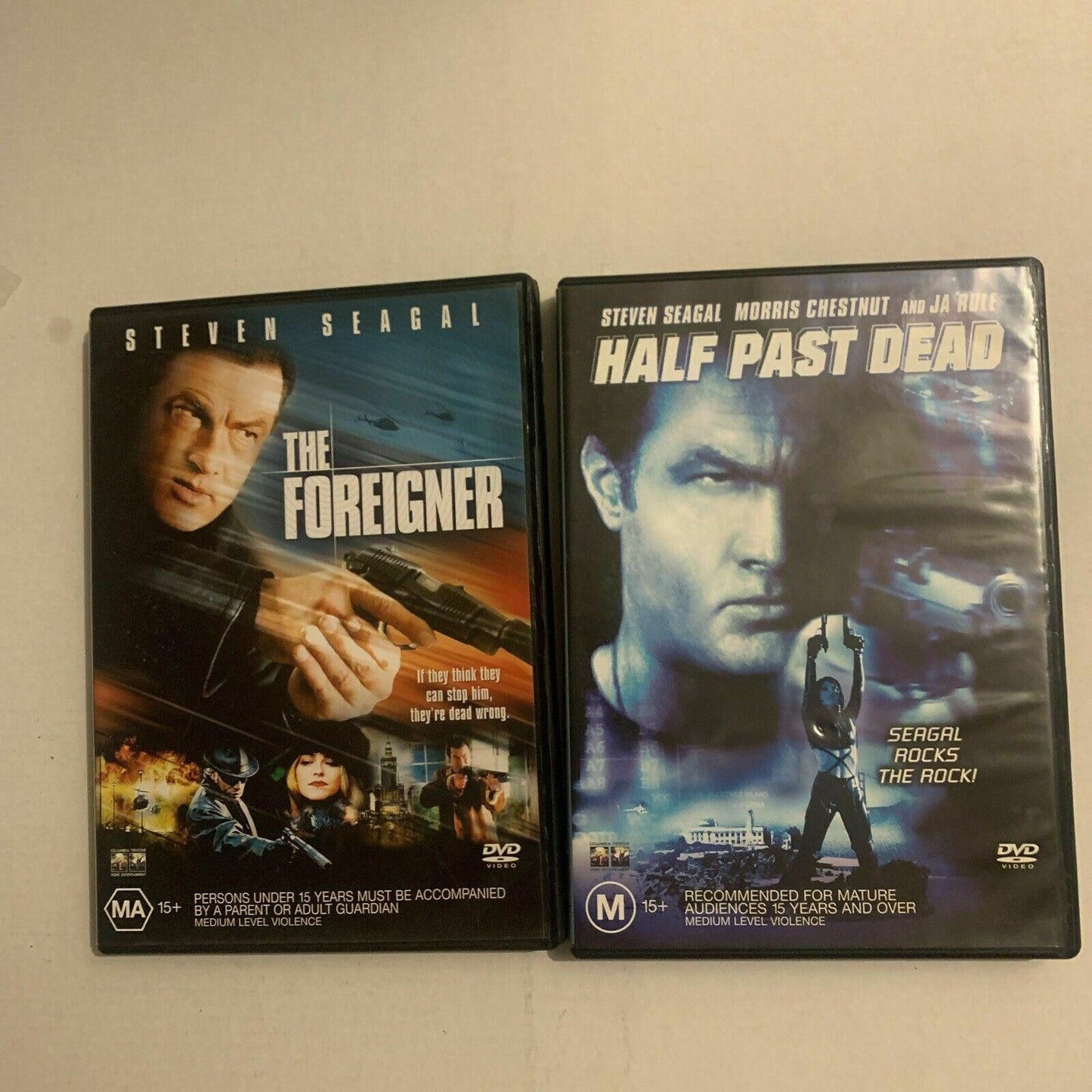 Steven Seagal: The Foreigner & Half Past Dead (DVD, 2003, 2-Disc) Region 4