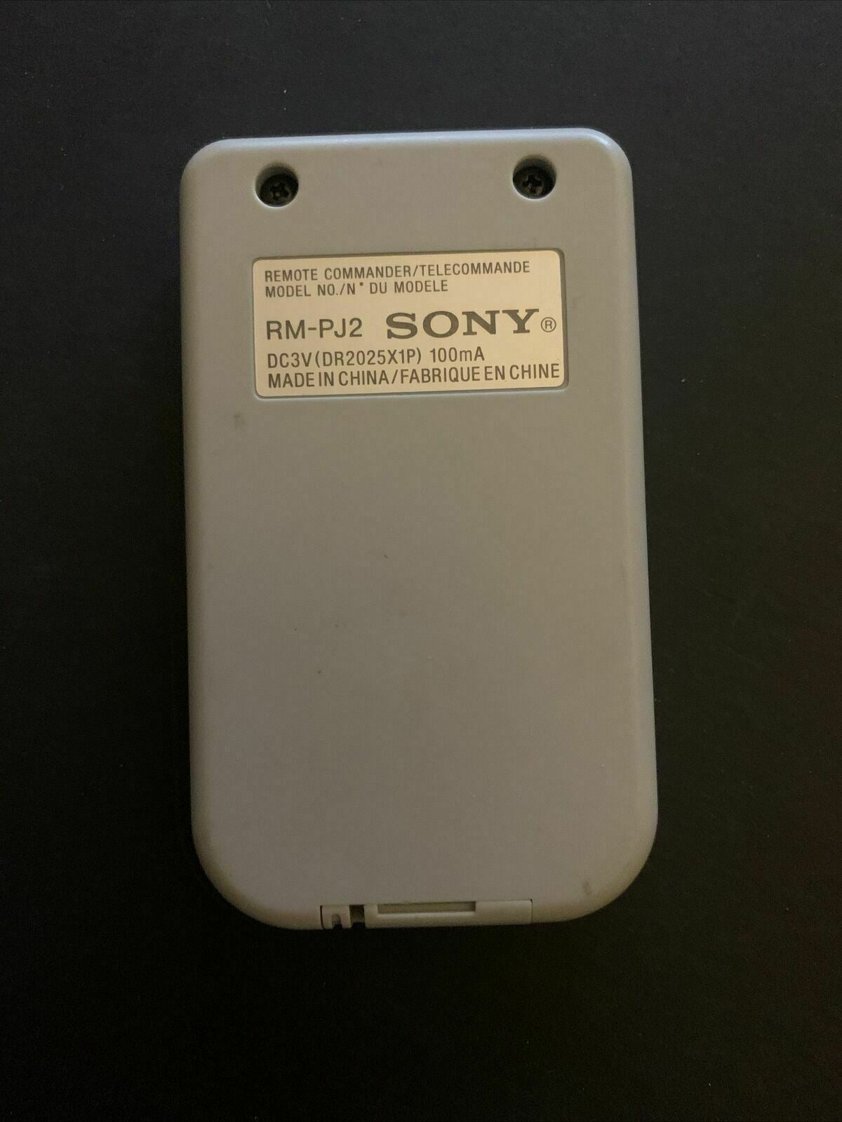 GENUINE Original SONY RM-PJ2 Projector Remote Control TESTED Working