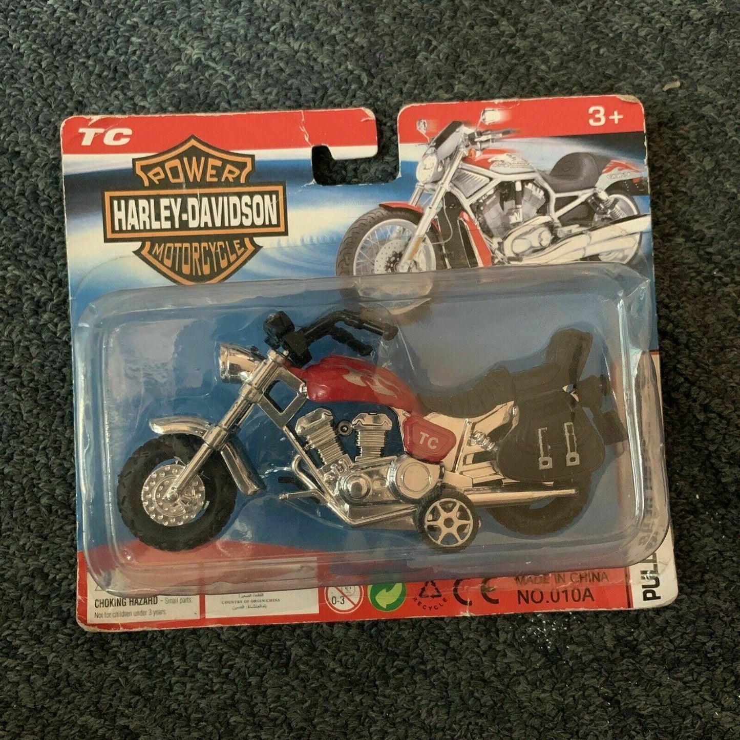 Harley Davidson Power Motorcycle No.010A Diecast