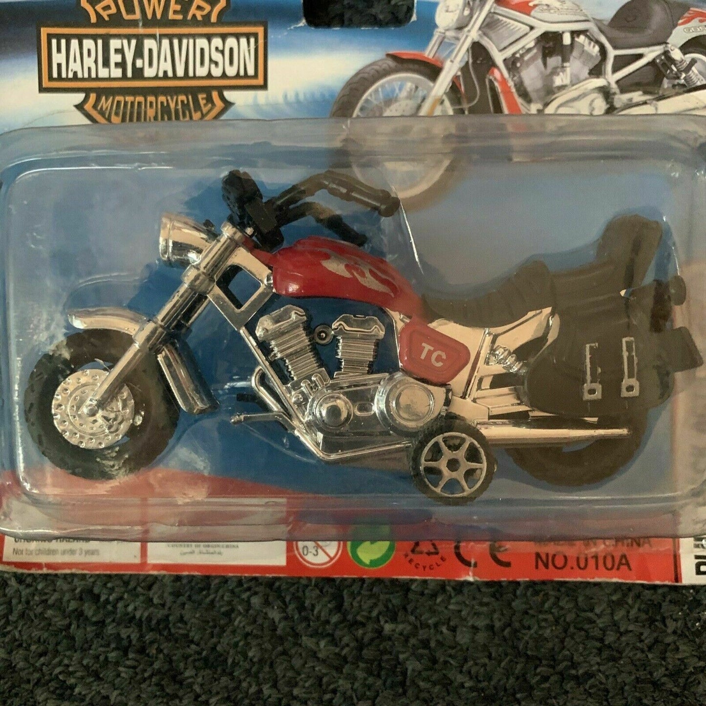 Harley Davidson Power Motorcycle No.010A Diecast