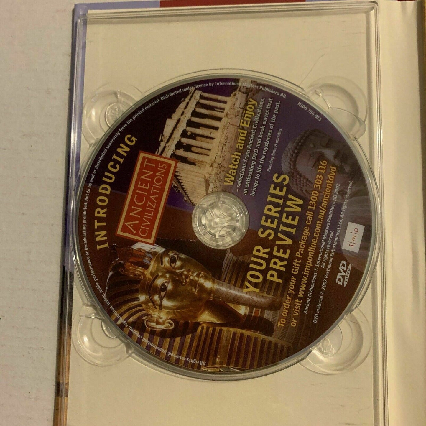 Ancient Egypt: Land Of The Pyramids (DVD & Book, 2007) Region Free