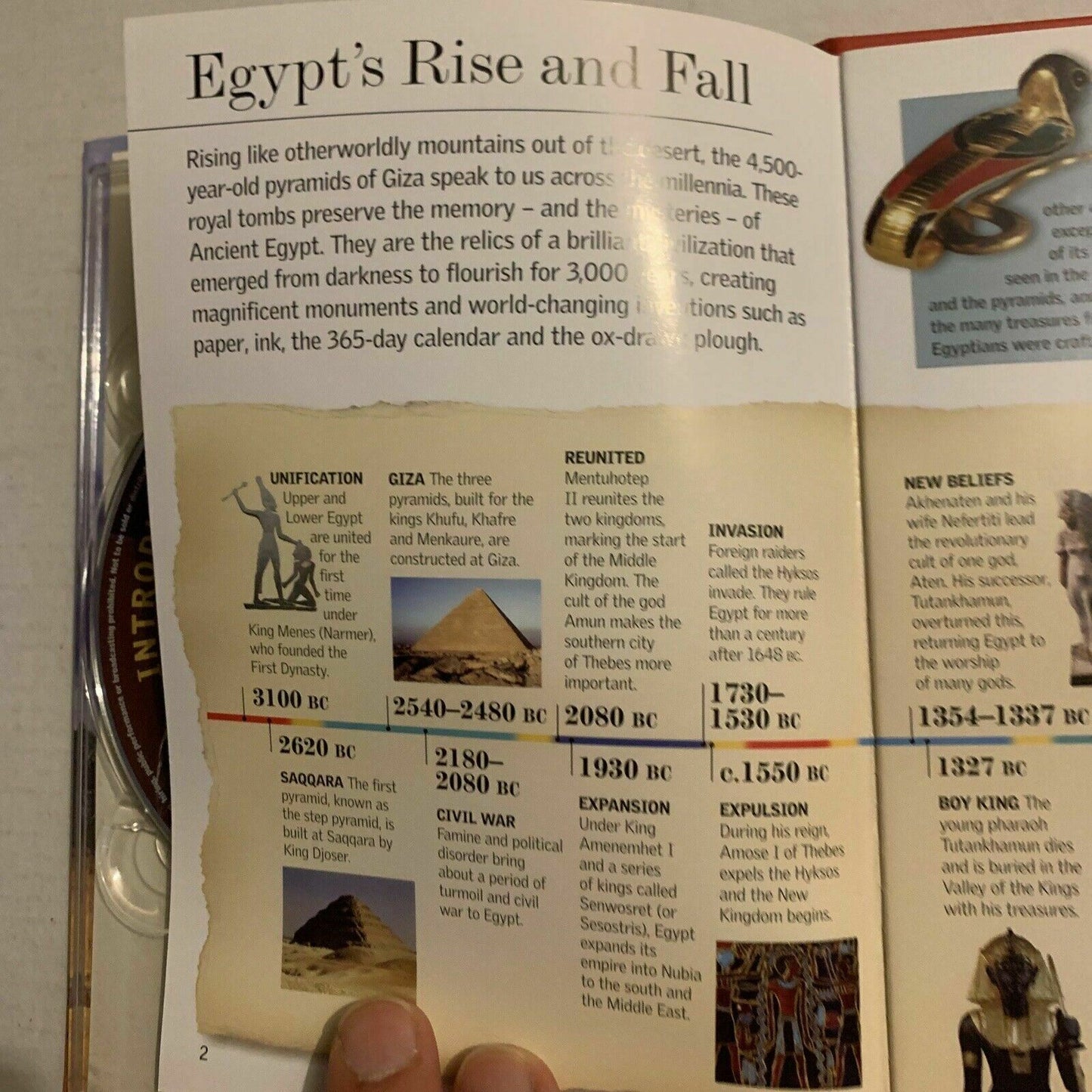 Ancient Egypt: Land Of The Pyramids (DVD & Book, 2007) Region Free