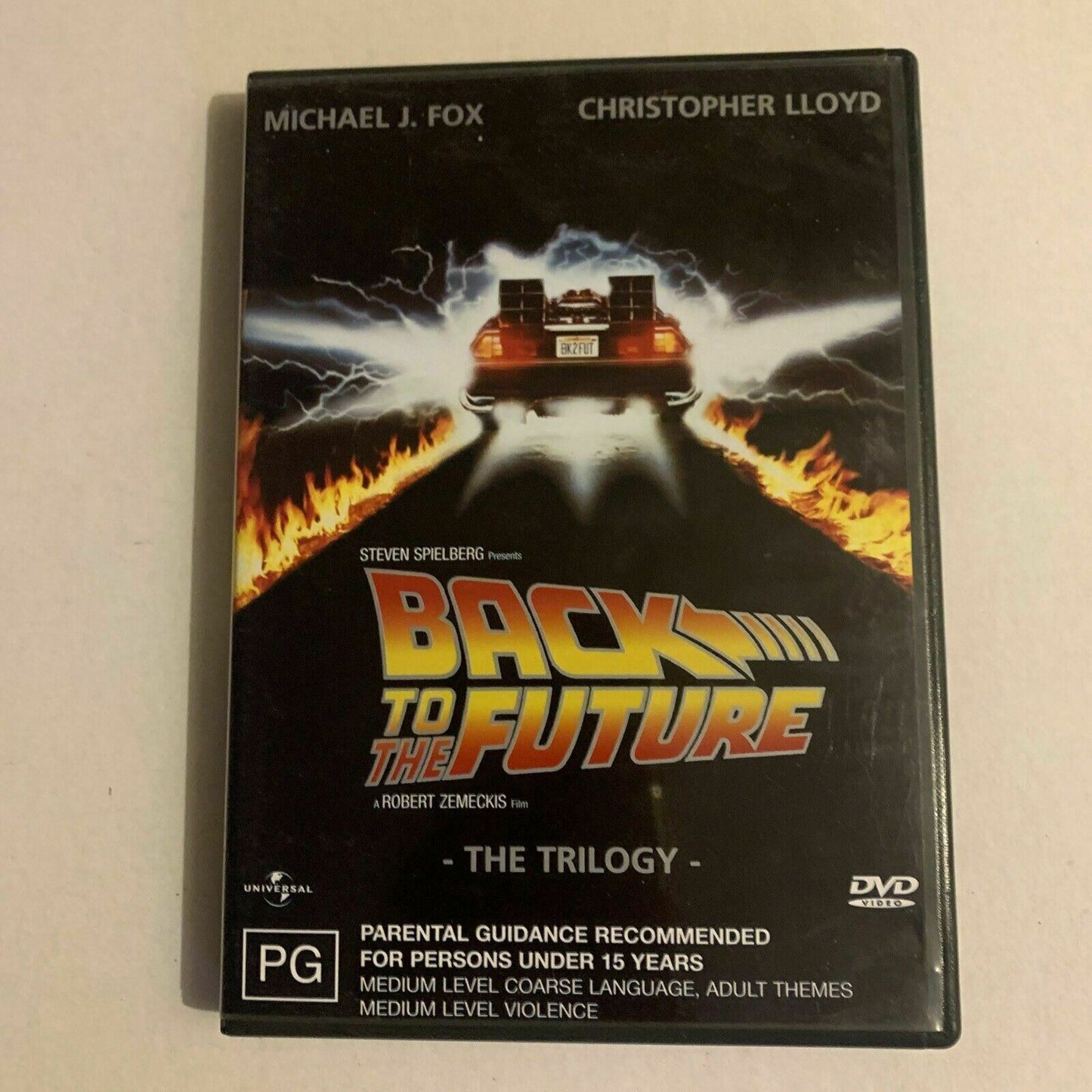 Back To The Future - The Trilogy (DVD, 1985, 3-Disc Set) Region 4 & 2