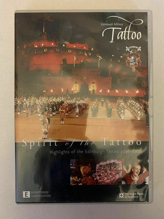 Spirit Of The Tattoo - Highlights of the Edinburgh Tattoo 1996-2002 (DVD, 2003)