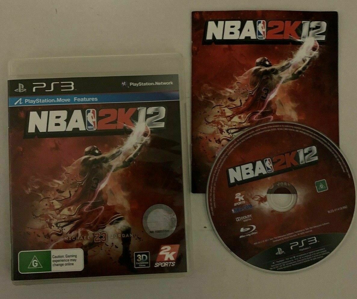 NBA 2K12 Playstation 3 PS3 Game With Manual