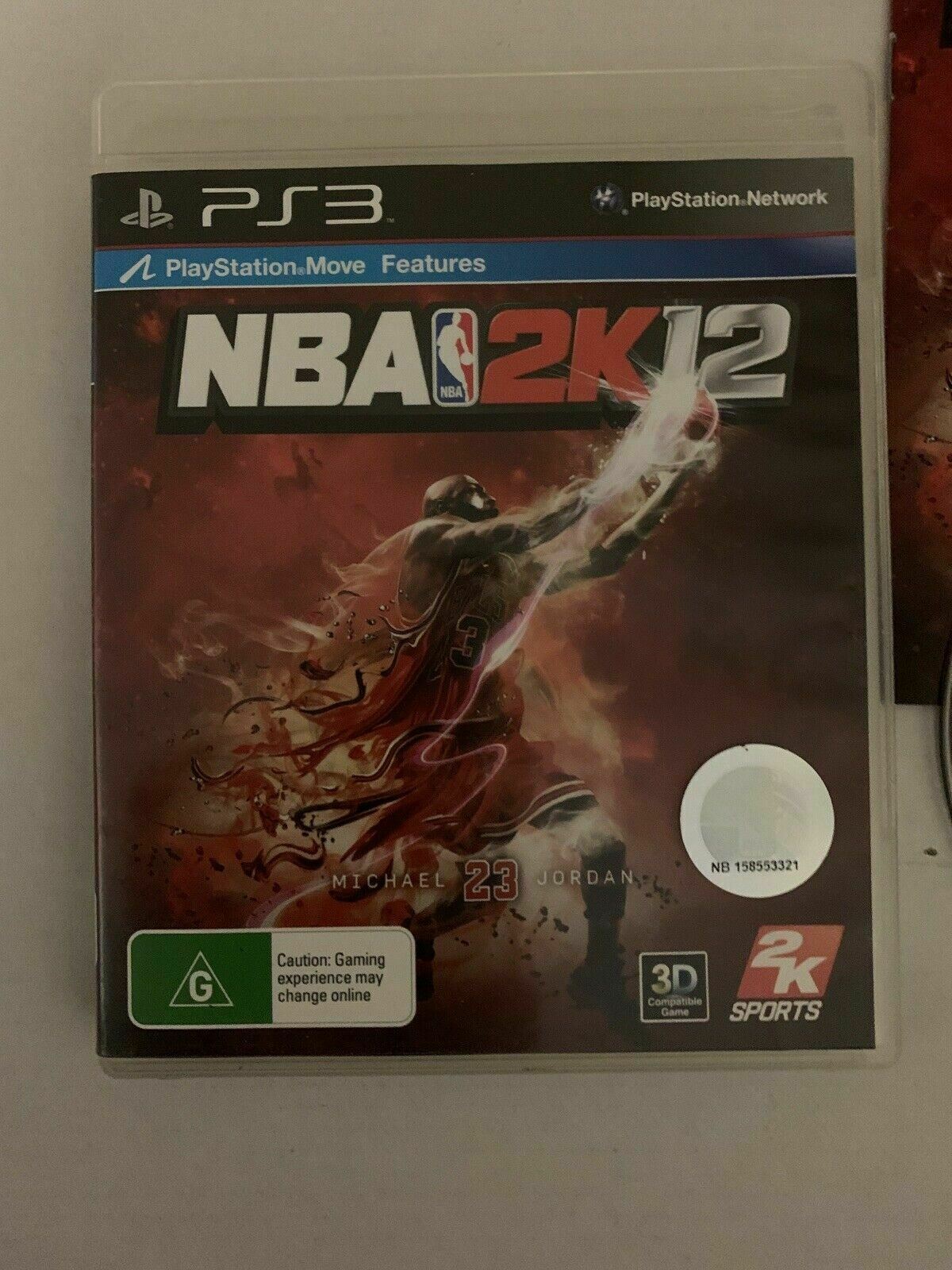 NBA 2K12 Playstation 3 PS3 Game With Manual